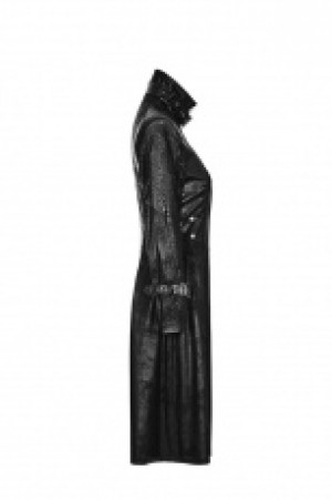 Дизайнерское пальто Darkness Middle Length Coat - Изображение 2