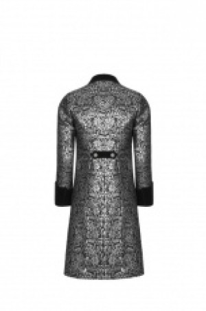 Пальто Gothic Dress with Swallow Tail Coat Punk Rave WY-922LCM/BK-SI - маленькая картинка