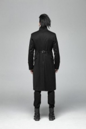 Пальто Gothic Mid-length Coat Punk Rave WY-1019LCM/BK - маленькая картинка