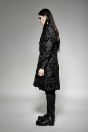 Викторианское пальто gothic gorgeous pattern Coat Punk Rave Y-692/BK - маленькая картинка