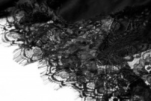 Топик Goth Lace Irregular Hollow-out Long Sleeve T-shirt - Изображение 7