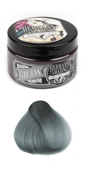 Серая краска для волос Herman's Amazing Gilda Granny Grey - Изображение