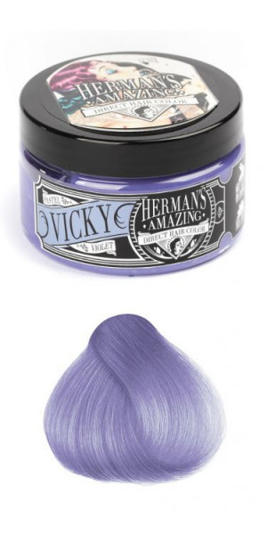 Фиолетовая пастельная краска для волос Herman's Amazing Vicky Violet - Изображение