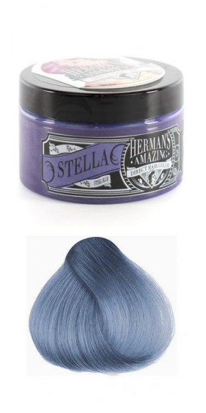 Серо синяя краска для волос Herman's Amazing Stella Steel Blue - Изображение