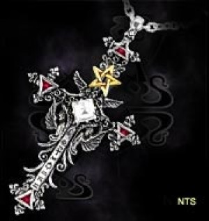    Illuminati Cross Alchemy Gothic P397 -  