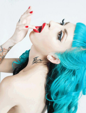 Усиленная бирюзовая краска для волос Manic Panic Atomic™ Turquoise - Изображение 8