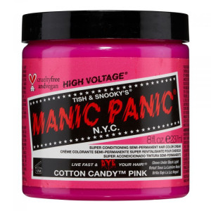 Розовая краска для волос Manic Panic =Cotton Candy™ Pink 237 мл (большая банка) - Изображение