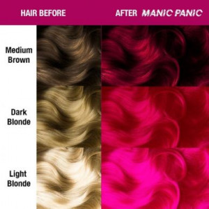 Ярко розовая краска для волос Manic Panic =Hot Hot™ Pink 237 мл (большая банка) Manic Panic HCR81015 - маленькая картинка