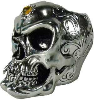 Шкатулка Gothic Couture Large Skull Pot 14cm (P6) - Изображение