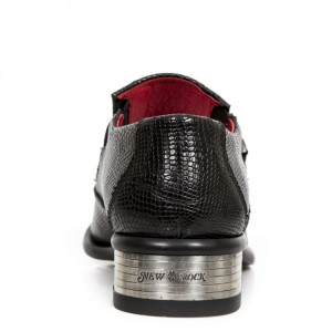 Деловые туфли M.2288-S1 PITONE NEGRO, CUEROLITE H325 TACON M2 ACERO - Изображение 4