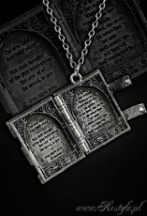 Нашейное украшение "BOOK OF SHADOWS" Locket pendant, book shaped necklace Re-Style "BOOK OF SHADOWS" Locket pendant, book shaped necklace - маленькая картинка