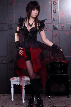 Платье Gothic Dresses Black/Red - Изображение