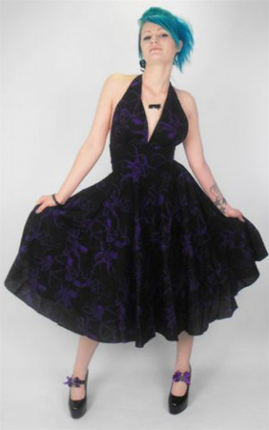 Платье Feronia 50s Dress Octopus Print - Изображение