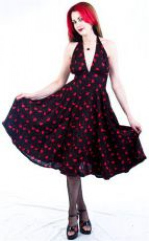 Платье Feronia Red Heart 50s Dress - Изображение 1