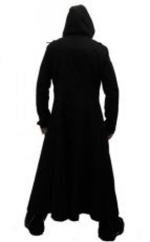 Пальто Marduk Mens Twill Hooded Trenchcoat with Black Buckles - Изображение 3