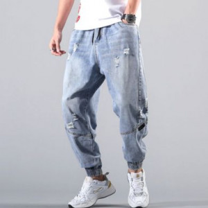   Guangzhou trousers line clothing wholesaler D715/BL -  