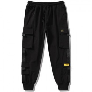 Джоггеры +тренд этого года Guangzhou trousers line clothing wholesaler K41/BK - маленькая картинка