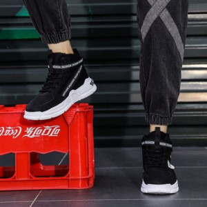 Кроссовки Тренд этого года Quanzhou Huo Ru Tu Shoes Co., Ltd. Q07/BK - маленькая картинка