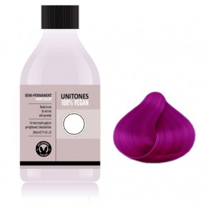 Краска для волос Unitones 280ml Fuchsia Underground - Светится в УФ - Изображение