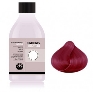 Темно красная краска для волос Unitones 280ml Magnetic Red - Изображение