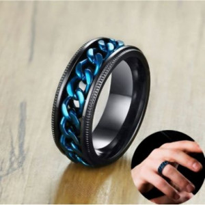 Кольцо Blue Chain Ring Yiwu Haiyi Electronic Commerce Co., Ltd. C52152 - маленькая картинка