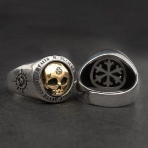  Domineering skull ring Yiwu Hecheng Jewelry Strength Supplier R735 -  