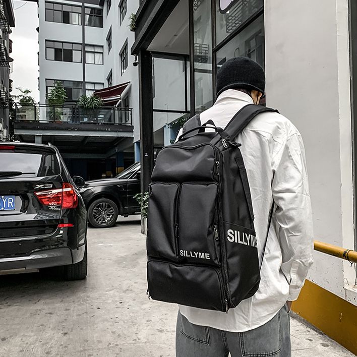 Черный рюкзак большой вместимости Baoding Baigou Xincheng Pomelo Bag Factory DA8436/BK Изображение 2