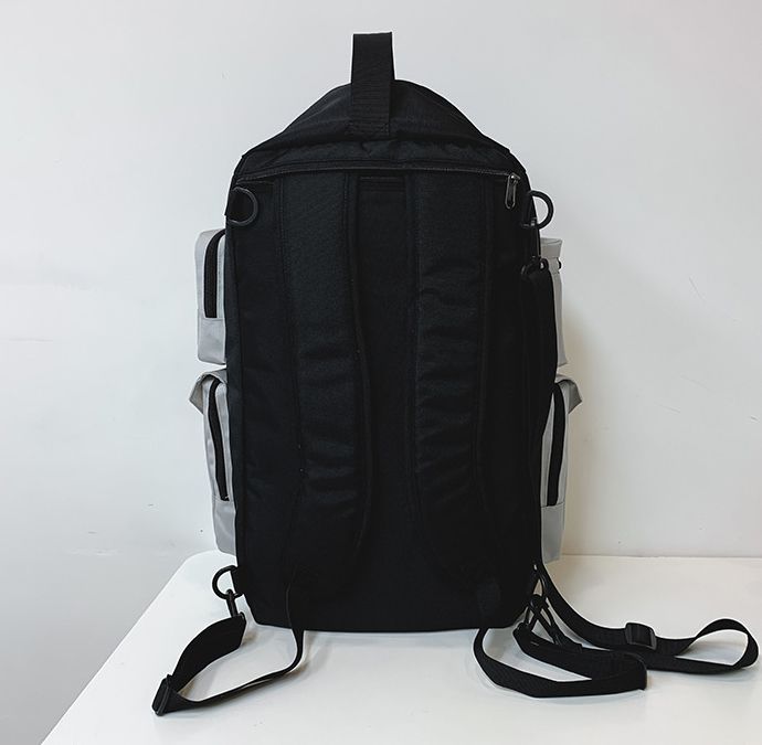 Дорожная сумка светло-серая с черным Baoding Baigou Xincheng Pomelo Bag Factory 8316#/LG Изображение 6