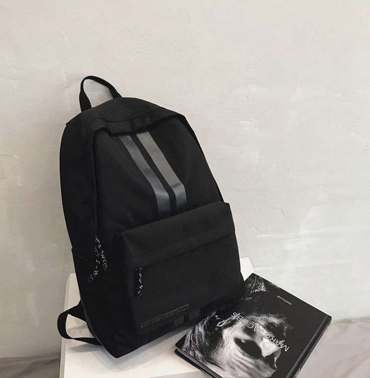 Черный рюкзак Baoding Baigou Xincheng Pomelo Bag Factory 8190#/BK Изображение 4