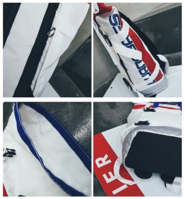 Рулонный портативный дорожный рюкзак Baoding Baigou Xincheng Pomelo Bag Factory C368/WS - маленькая картинка