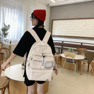 Белый рюкзак Baoding Baigou Xincheng Pomelo Bag Factory 8308/WT - маленькая картинка