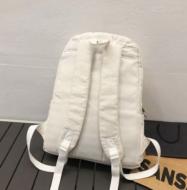 Белый рюкзак Baoding Baigou Xincheng Pomelo Bag Factory DA-8174/WH - маленькая картинка