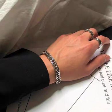 Браслет Stainless steel bracelet - 21 см - 10 мм - 4,2 мм Dongguan Changan Chuang Steel Jewelry Factory A85858/211042 - маленькая картинка