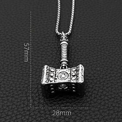 Подвеска Thor's Hammer Necklace Dongguan Changan Chuang Steel Jewelry Factory DZ0106/A - маленькая картинка