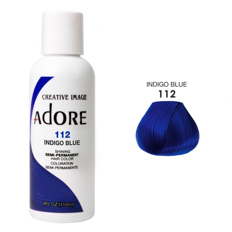 Синяя краска для волос Adore Indigo Blue Adore 112 Изображение 1