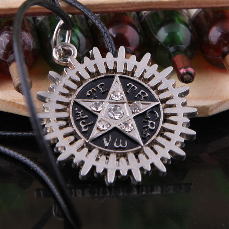  Black Butler Necklace Pentacle Pentagram International Black Butler Necklace Pentacle Pentagram  1