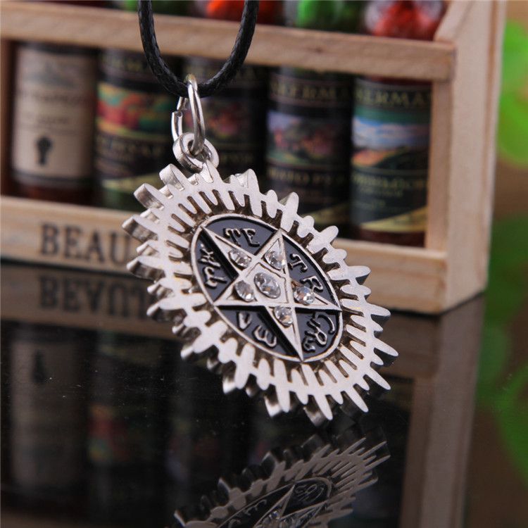  Black Butler Necklace Pentacle Pentagram International Black Butler Necklace Pentacle Pentagram  3
