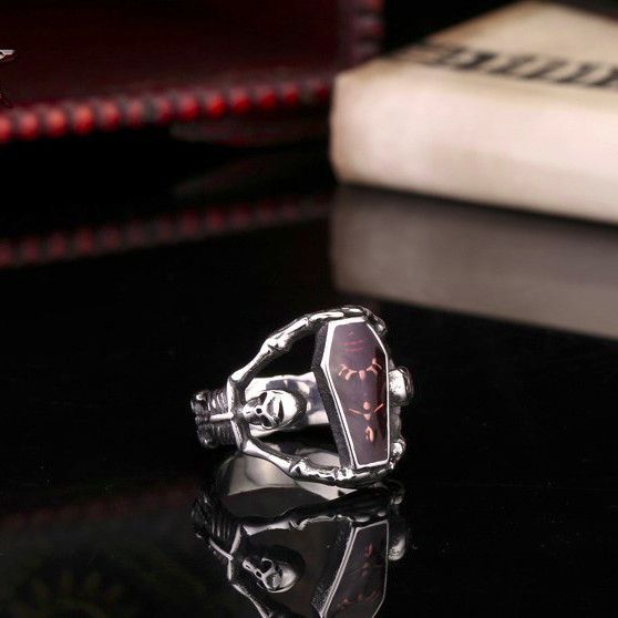  Steel soldier Factory Directly Sell steel Skull Ring Punk Personality Stainless Steel Man s Fashion International Steel soldier Factory Directly Sell steel Skull Ring Punk Personality  2