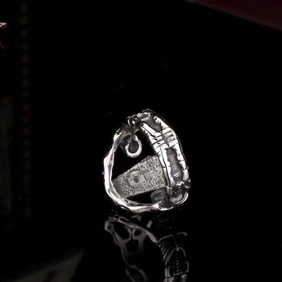  Steel soldier Factory Directly Sell steel Skull Ring Punk Personality Stainless Steel Man s Fashion International Steel soldier Factory Directly Sell steel Skull Ring Punk Personality  4