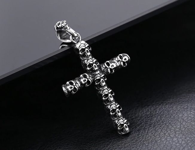  Punk cross skull International SS8-156P  2