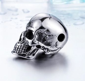  Skull Biker Pendant International BP8-216  2