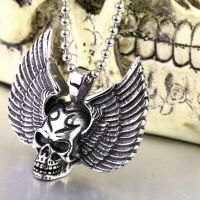 Кулон stainless steel new arrvial angle wing punk skull men pendant stainless steel high quality fashion j International BP8-138 - маленькая картинка