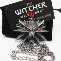 Кулон Witcher pendant collier medallion wizard wolf wild hunt 3 Figure Game necklace + witcher 3 wolf neck International NK-00478_rd - маленькая картинка