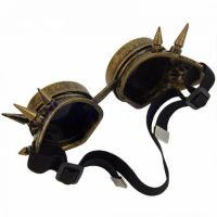 Очки Victorian Gothic Cosplay Rivet Steampunk Goggles Glasses Welding Punk International D12515_cooper - маленькая картинка