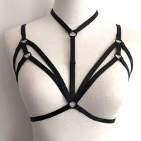  Summer Women Harness Caged Plunge Low Cut bra Exotic sexy lingerie cosplay bondage Gothic Lingerie b - 