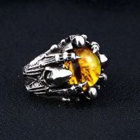 Кольцо Fake Eye (Yellow) International SS8-203Y - маленькая картинка