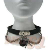  1 row plain with chain and padlock - 