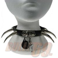  1 row large tusk with padlock - 