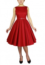  Chic Star Sleeveless Belted Dress Red Chic Star 38364 -  