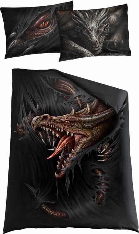 MAJESTIC DRACO - Single Duvet Cover + UK And EU Pillow case Постельное белье MAJESTIC DRACO - Single Duvet Cover + UK And EU Pillow case - Изображение 1